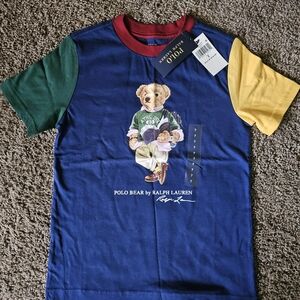 Polo by Ralph Lauren Kids' Multicolor Bear Graphic T-Shirt